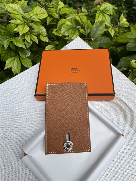 hermes diabolo card holder|HERMES Epsom Diabolo Card Holder Case Gris .